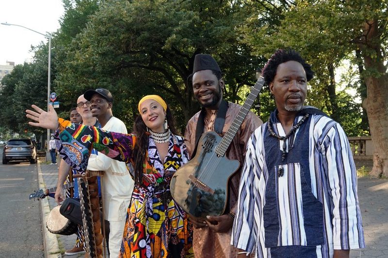 DafinaRoots Band group portrait - Harlem Afrobeat and West African fusion band